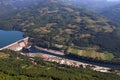 Hydroelectric power plant on Drina river Royalty Free Stock Photo