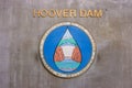 Hydroelectric power plant named Hoover Dam, Nevada Royalty Free Stock Photo