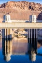 Hydroelectric power plant named Hoover Dam, Nevada Royalty Free Stock Photo