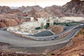 Hydroelectric power plant named Hoover Dam, Nevada Royalty Free Stock Photo