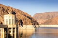 Hydroelectric power plant named Hoover Dam, Nevada Royalty Free Stock Photo