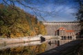 Hydroelectric power plant with reservior in Pilchowice