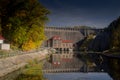 Hydroelectric power plant with reservior in Pilchowice