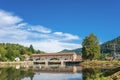 Hydroelectric power plant Rudolf-Fettweis at the river Murg Royalty Free Stock Photo