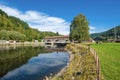 Hydroelectric power plant Rudolf-Fettweis at the river Murg Royalty Free Stock Photo