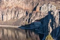 Hydroelectric power plant at Shoshone Falls on the Snake River Royalty Free Stock Photo