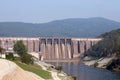 Hydroelectric power plants on river