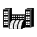 Hydroelectric power station icon