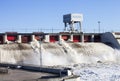 Hydroelectric power station Royalty Free Stock Photo