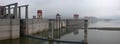 Hydroelectric Power Station Three Gorges Dam on Yangtze river in China