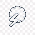 Hydroelectric power station vector icon isolated on transparent