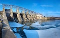 Hydroelectric pumped storage power plant Royalty Free Stock Photo