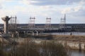 Hydroelectric pumped storage power plant on Volga river