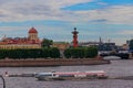 Hydrofoil Boat Sailing On The Neva River In St. Petersburg, Russia