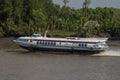 Hydrofoil ferry in the Saigon river near Ho Chi Mihn City,