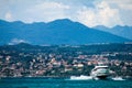 Hydrofoil sails on Lake Garda