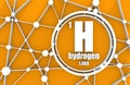 Hydrogen chemical element.