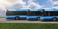 A hydrogen fuel cell buses Royalty Free Stock Photo