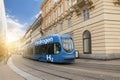 A hydrogen fuel cell tram