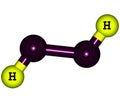 Hydrogen peroxide (H2O2) molecular structure isolated on white