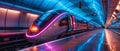 hydrogen powered subway train sleek Royalty Free Stock Photo