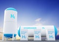 Hydrogen renewable energy production. Hydrogen gas for clean electricity