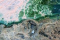 Hydrogen sulfide salts therapeutic mineral water similar to the waves of the sea in Karlovy Vary, Czech Republic