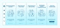 Hydrogen tech revolution onboarding vector template