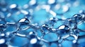 hydrogen water molecules Royalty Free Stock Photo
