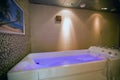 Hydromassage bathtub in cosmetological clinic Royalty Free Stock Photo