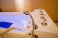 Hydromassage bathtub in a cosmetological clinic Royalty Free Stock Photo