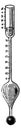 Hydrometer, vintage engraving