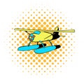 Hydroplane icon, comics style