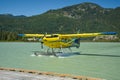 Hydroplane returning back from sightseeing trip