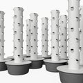 Modular Aeroponics Tower with growing pots