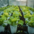 Hydroponics farm yields fresh, organic green vegetables, sustainable agriculture