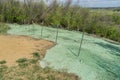 Hydroseeding Royalty Free Stock Photo