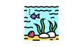 hydrosphere ecosystem color icon animation