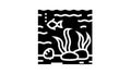 hydrosphere ecosystem glyph icon animation