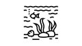 hydrosphere ecosystem line icon animation