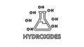 Hydroxides Chemical Group Icon Royalty Free Stock Photo