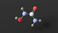 hydroxycarbamide molecule, molecular structure, hydroxyurea, ball and stick 3d model, structural chemical formula with colored Royalty Free Stock Photo
