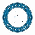 Hydrus Star Constellation, Water Snake Constellation