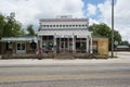 View of the general store and post office in the small town of Hye in Texas Royalty Free Stock Photo