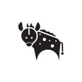 Hyena icon. Vector illustration decorative design