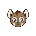 Hyena portrait illustration Royalty Free Stock Photo