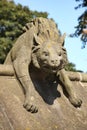 Hyena Sculpture, Animal Wall of Cardiff Castle