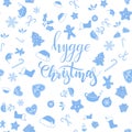 Hygge Christmas brush calligraphy