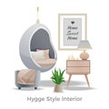 Hygge Style Interior Element