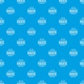 Hygiene bacteria pattern vector seamless blue